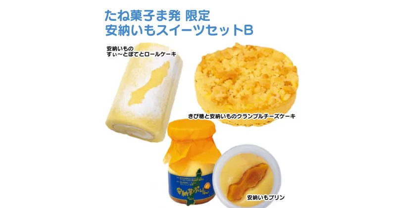 【ふるさと納税】たね菓子ま発 限定 安納いもスイ‐ツセットB