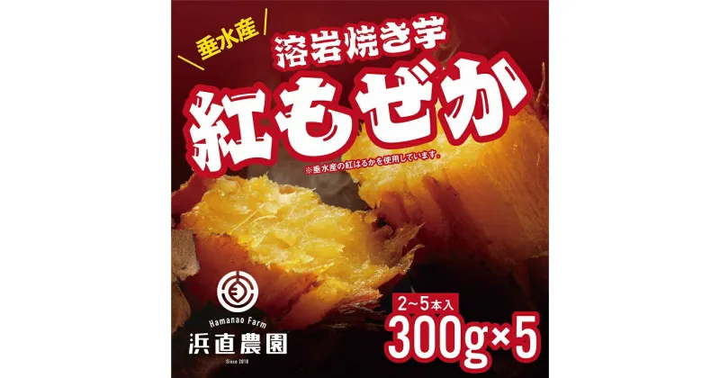 【ふるさと納税】【先行予約】【期間限定】紅もぜかの溶岩焼き芋(300g×5パック)高糖度の甘い焼き芋 ! デザート スイーツ セット 冷凍 焼芋 さつまいも お取り寄せ ギフト 贈り物 浜直農園 紅はるか 焼いも やきいも お芋 芋 鹿児島 オリジナル おやつ【浜直農園】A1-5422