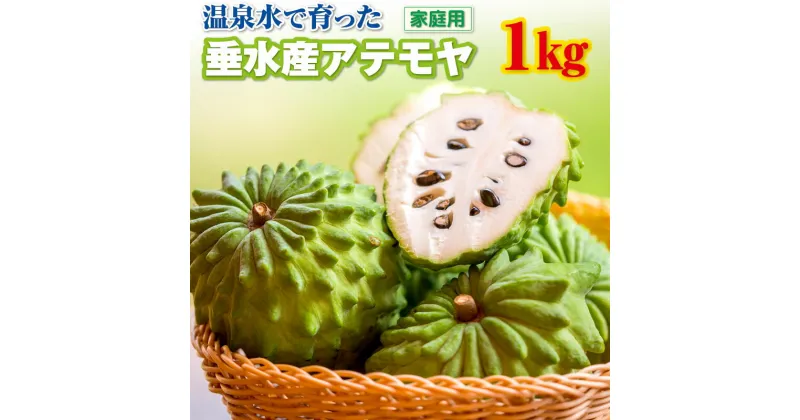 【ふるさと納税】訳あり フルーツ アテモヤ 家庭用 1kg 2〜5玉でお届け 期間限定 果物 森の アイスクリーム と呼ばれる甘くてなめらかな食感の トロピカルフルーツ トロピカル 南国 チェリモヤ バンレイシ 珍しい 鹿児島県【財宝】A1-22525