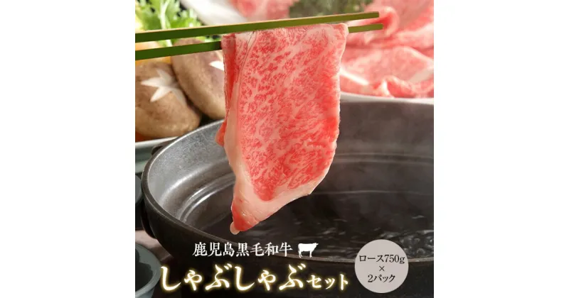 【ふるさと納税】鹿児島県産黒毛和牛しゃぶしゃぶ 750g Aセット ×2 ロース 1.5kg 名産鹿児島和牛かんだ本店 A5 和牛 手作り 鹿児島県産黒毛和牛 しゃぶ 牛 牛肉 鹿児島 ギフト プレゼント お中元 お歳暮 薩摩川内市 川内市 川内 ふるさと 納税