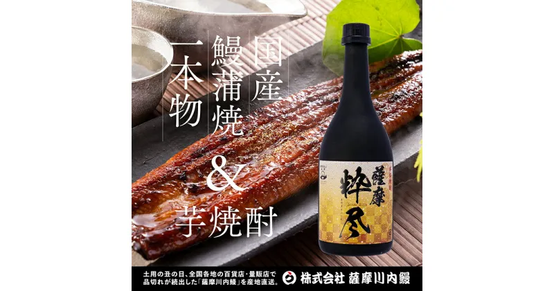 【ふるさと納税】 鹿児島県産 うなぎ蒲焼 ＆ 芋焼酎 ギフトセット うなぎ 焼酎 鹿児島県 薩摩川内市 送料無料