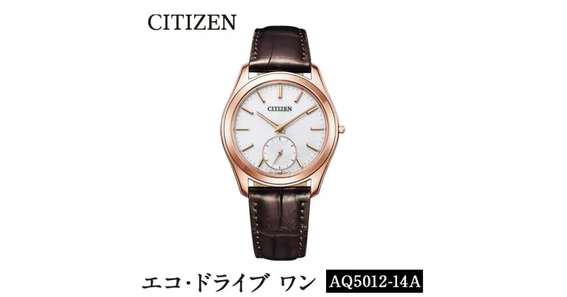 【ふるさと納税】＜楽天限定＞CITIZEN腕時計「エコ・ドライブワン」(AQ5012-14A)日本製 CITIZEN シチズン 腕時計 時計 防水 光発電 Eco-Drive One【シチズン時計】