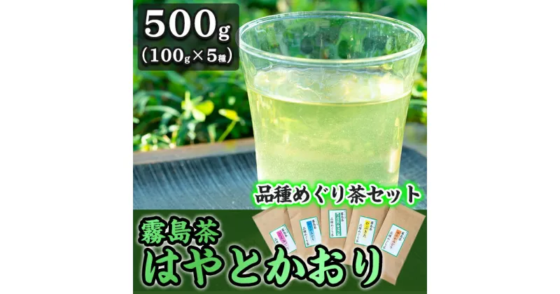 【ふるさと納税】霧島茶　はやとかおり詰合せ　品種めぐり茶セット【マル竹園製茶】