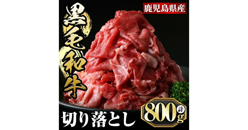 【ふるさと納税】鹿児島黒毛和牛切り落とし(800g)国産 牛肉 鹿児島県産 黒毛和牛 肉 精肉 牛 切り落とし 小分け【肉の名門　一真】