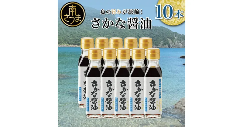 【ふるさと納税】□さかな醤油10本セット 魚 発酵 魚醤 醤油麹 送料無料