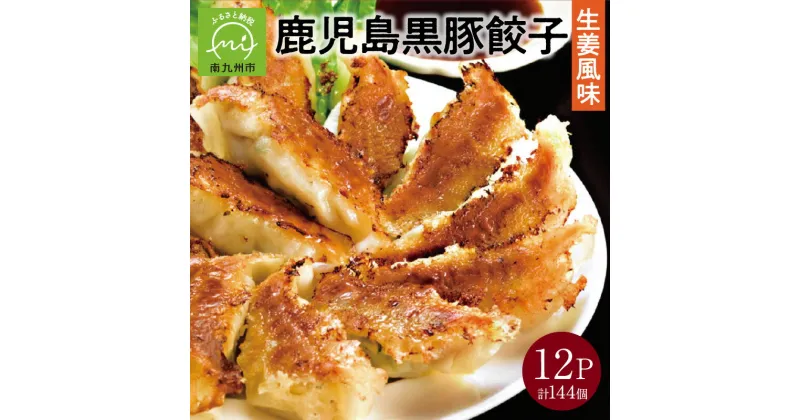 【ふるさと納税】鹿児島黒豚餃子生姜風味12P(計144個)