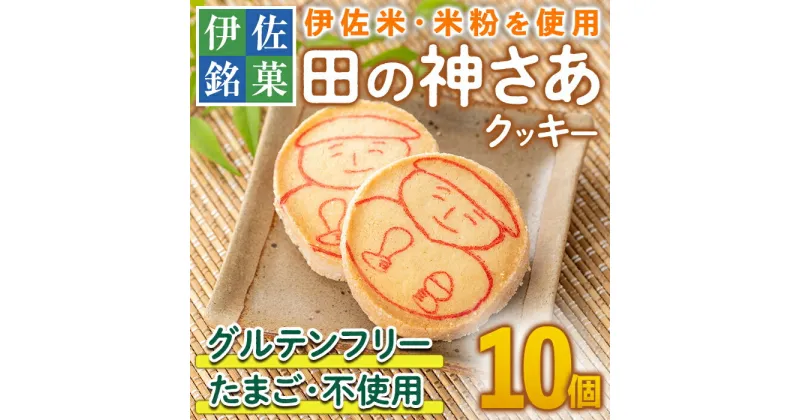 【ふるさと納税】伊佐米使用！ 田の神さあクッキー(1箱・10個入) 洋菓子 お米 グルテンフリー スイーツ 卵不使用 鹿児島 クッキー おやつ 菓子 お菓子【トリコロール】