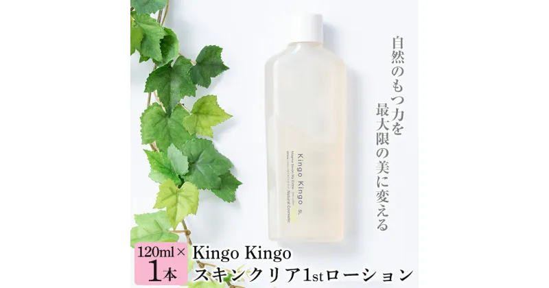 【ふるさと納税】kingokingo スキンクリア1stローション(120ml×1本)化粧水 基礎化粧品 スキンケア 化粧品 美容成分配合 保湿 キメ 潤い 明るさ きんごきんご【てんげん】