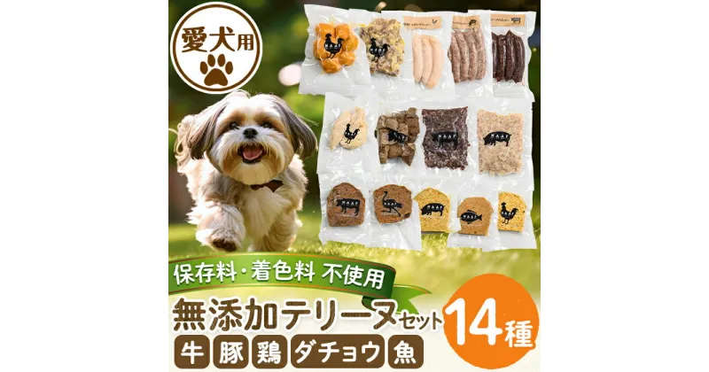 【ふるさと納税】＜保存料・着色料 不使用＞愛犬用無添加テリーヌセット14種！牛肉、豚肉、鶏肉、ダチョウ肉、魚肉の犬用フード！ 動物 犬 ドッグ ペット フード 餌 エサ おやつ ごはん ご飯 間食 ご褒美 ペット関係【Nフードサービス】