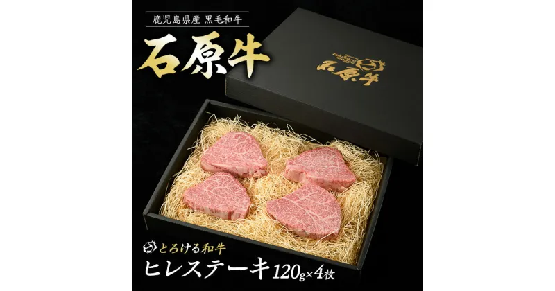 【ふるさと納税】石原牛のヒレステーキ(120g×4) （数量限定）石原牛 赤身 ヒレ ステーキ 480g 国産 牛 ウシ 牛肉 焼肉 BBQ バーベキュー ビーフ 冷凍【石原PRO】ishihara-1346