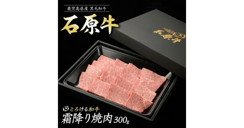 【ふるさと納税】石原牛の霜降り焼肉セット(300g) 石原牛 焼肉用 霜降 国産 牛 ウシ 牛肉 焼肉 BBQ バーベキュー ビーフ 冷凍【石原PRO】ishihara-1350