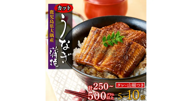 【ふるさと納税】 うなぎ カット 蒲焼 5パック ～ 10パック 250g 500g 以上 | ふるさと納税 うなぎ 高級 ウナギ 鰻 国産 カット 蒲焼き 蒲焼 白焼 鹿児島 大隅 大崎町 ふるさと 人気 送料無料