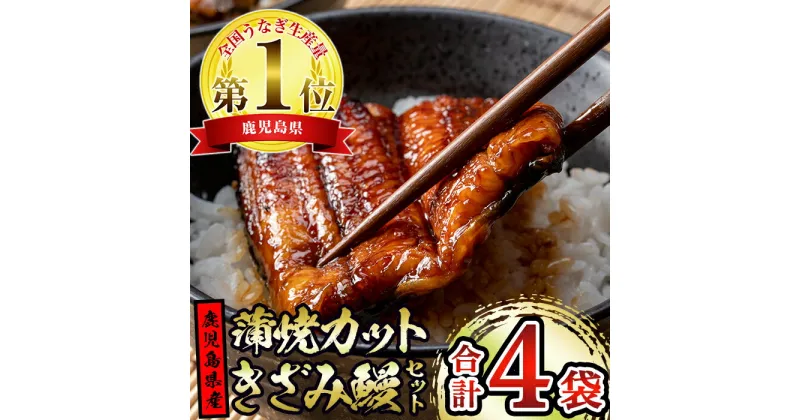 【ふるさと納税】東串良町のうなぎ蒲焼カットときざみうなぎのおためしセット(合計4P・蒲焼カット80g×2P、きざみ鰻60g×2P) うなぎ 高級 ウナギ 鰻 国産 蒲焼 蒲焼き たれ 鹿児島 ふるさと 人気【アクアおおすみ】【12030】