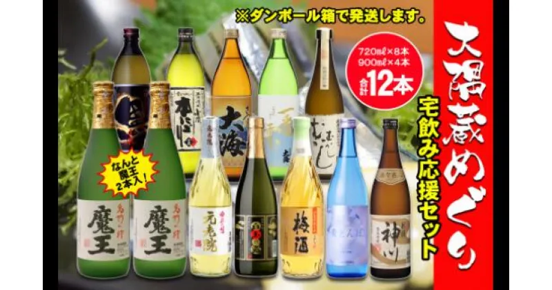 【ふるさと納税】No.6003-1 なんと魔王2本入り！　大隅蔵めぐり　宅飲み応援12本セット