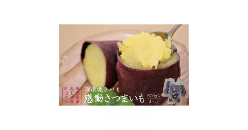 【ふるさと納税】感動 さつまいも 冷凍 焼芋 紅はるか 500g×3 パック | やきいも 焼き芋 焼きいも 芋 お芋 熟成 さつま芋 国産 おやつ おかし スイーツ 甘い 特産品