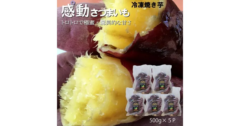 【ふるさと納税】感動 さつまいも 冷凍 焼芋 紅はるか 500g×5 パック | やきいも 焼き芋 焼きいも 芋 お芋 熟成 さつま芋 国産 おやつ おかし スイーツ 甘い 特産品