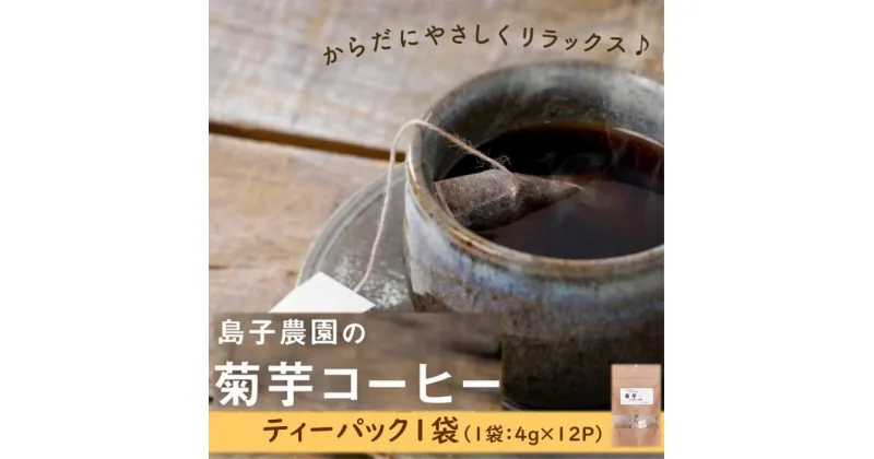 【ふるさと納税】菊芋 コーヒー ティーパック 1袋 ( 4g × 12P ) | ノンカフェイン 自然栽培