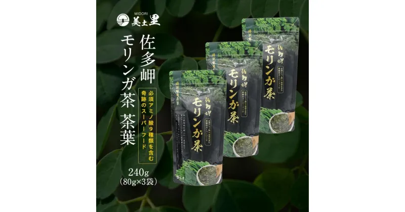 【ふるさと納税】佐多岬 モリンガ茶 茶葉 240g ( 80g×3袋 )