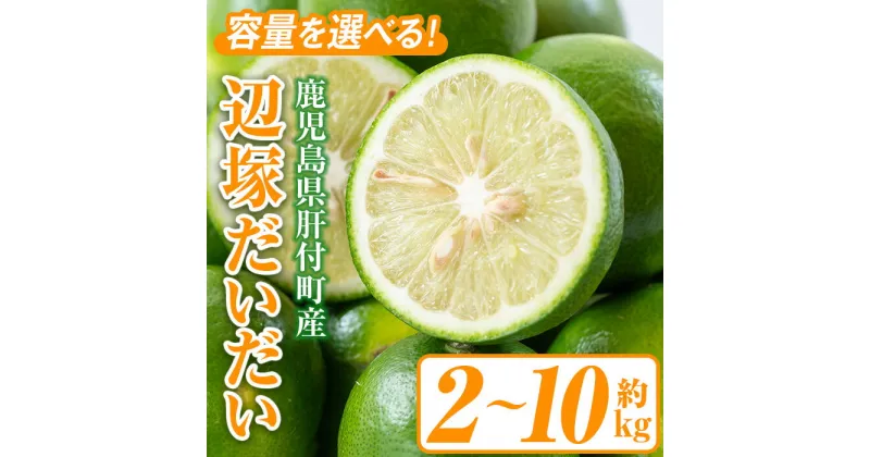 【ふるさと納税】＜容量が選べる！＞辺塚だいだい 青果 (2kg or 4kg or 10kg) 鹿児島 国産 橙 だいだい 柑橘 かんきつ 果物 フルーツ 贈答 ギフト【NPO法人 陸の宝島・岸良】