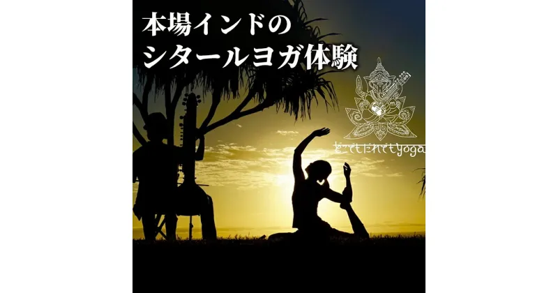 【ふるさと納税】本場インドのシタールヨガ体験 チケット ヨガ レッスン ポーズ 瞑想法 自然 リラックス 体験型【seimeelife】