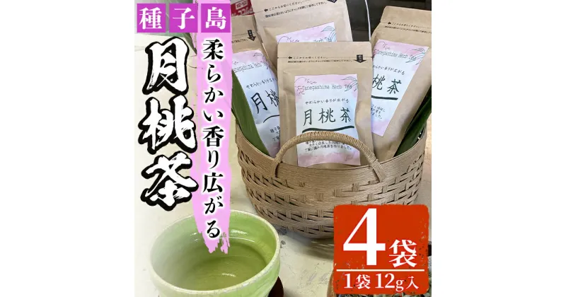 【ふるさと納税】月桃茶(12g入×4袋)種子島 お茶 ハーブティー TEA 飲料 茶【山下鮮魚店】