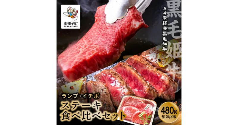 【ふるさと納税】 黒毛姫牛 ランプ イチボ ステーキ セット A4 未経産 黒毛和牛 牛 牛肉 黒毛和牛 お祝い 父の日 敬老の日 食品 グルメ お取り寄せ おすそわけ 人気 おすすめ ギフト 返礼品 南種子町 鹿児島 かごしま 【Kitchen 姫ファーム】