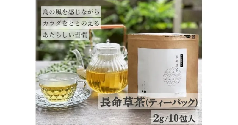 【ふるさと納税】喜界島の長命草茶　ティーバック(2g/10包入)×1袋