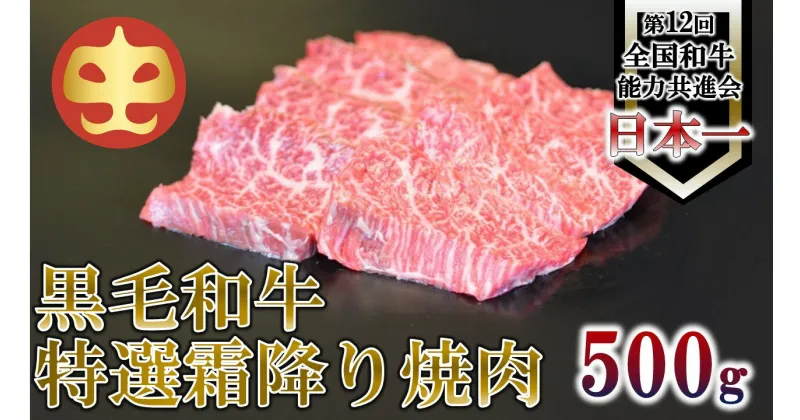 【ふるさと納税】【うしの中山】 霜降り 焼肉 用 500g【日付指定不可】