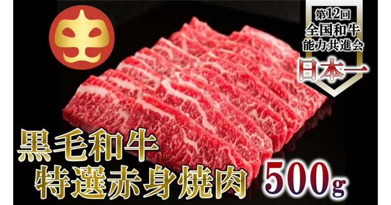 【ふるさと納税】【うしの中山】 赤身 焼肉 用500g【日付指定不可】