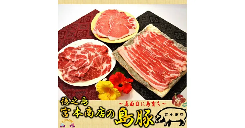 【ふるさと納税】〜真面目に島育ち〜島豚焼肉セット（3kg）