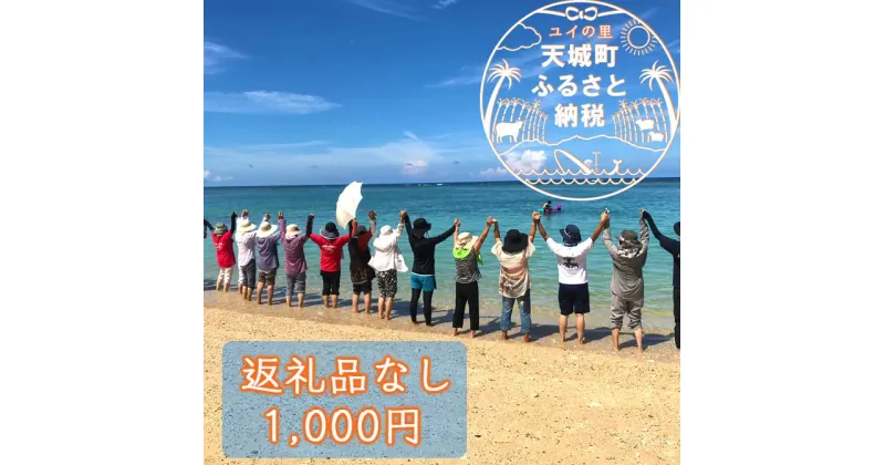 【ふるさと納税】天城町 への寄付 （1口： 1,000円 ）鹿児島 徳之島 天城町 寄附 応援 支援 寄付のみ 返礼品なし