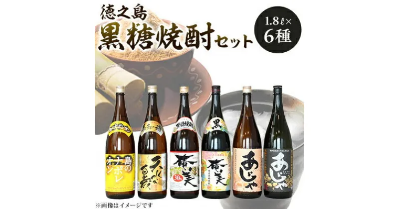 【ふるさと納税】徳之島の黒糖焼酎　一升瓶6種セット【1404755】