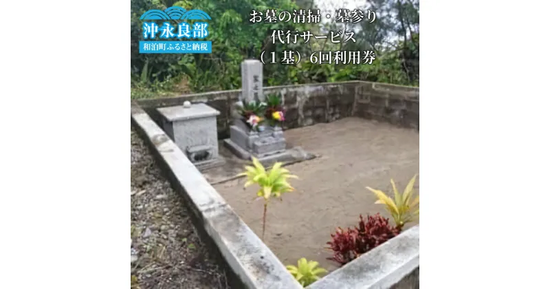 【ふるさと納税】お墓清掃 墓参り代行 サービス 清掃代行 代行 1基 6回利用券 約 1時間作業 お手入れ 清掃 掃除 クリーニング 管理 お参り 墓所内清掃 献花 献香 墓石 ご先祖 ご家族 水垢 苔 除去 遠方 帰省 安心 綺麗 故郷