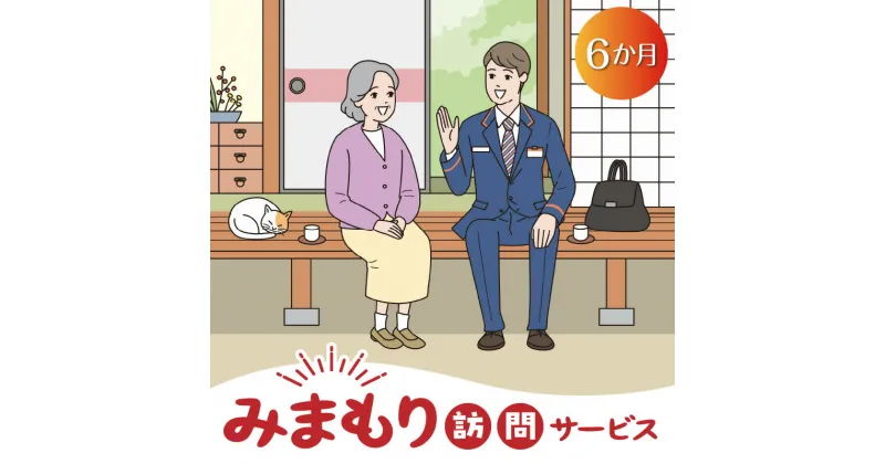 【ふるさと納税】みまもり 訪問 サービス 6か月 毎月1回 直接訪問 生活状況を確認 鹿児島県 知名町 日本郵便 送料無料