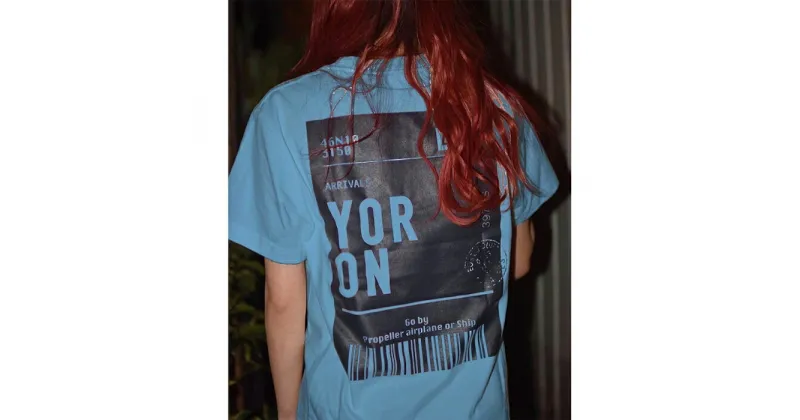 【ふるさと納税】【Lサイズ】電波はないが愛はある！！ Y0R0N100Tシャツ 海カラー