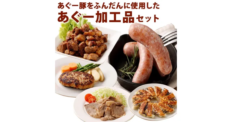 【ふるさと納税】「あぐー加工品」セット | あぐー 豚 惣菜 肉 お肉 にく セット 食品 沖縄産 人気 おすすめ 送料無料 ギフト