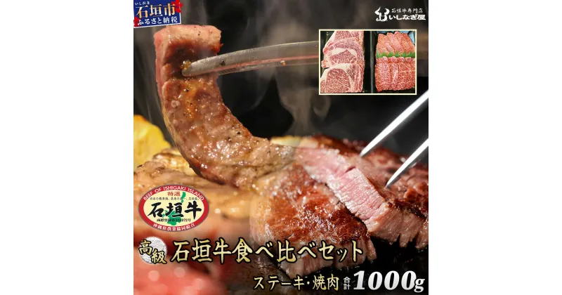 【ふるさと納税】石垣牛ステーキ＋焼肉セット 合計1kg AB-9