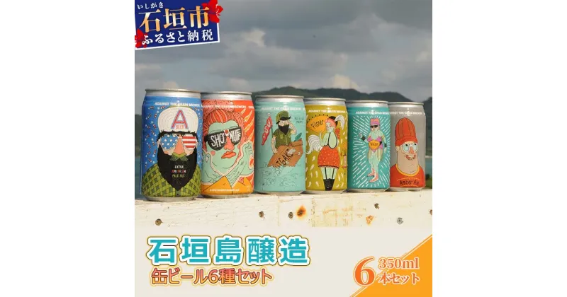 【ふるさと納税】石垣島醸造缶ビール6種セット 350ml×6本 沖縄県石垣市 贈答品 IB-1