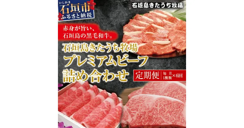 【ふるさと納税】石垣島きたうち牧場プレミアムビーフ 詰め合わせ（定期便） 牛肉 ステーキ 焼肉 しゃぶしゃぶ すき焼き 沖縄県石垣市 送料無料 AM-17