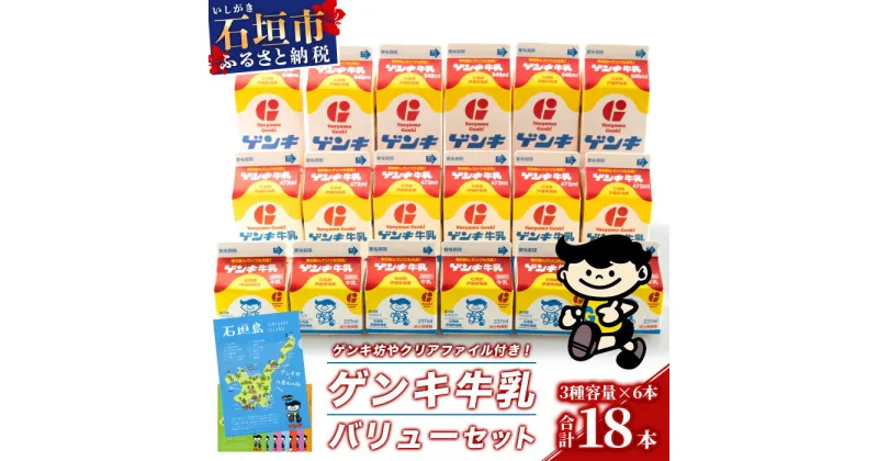 【ふるさと納税】【ふるさと納税限定】ゲンキ牛乳バリューセット【八重山ゲンキ乳業】【日本最南端の乳業】【伊盛牧場産 生乳100％使用】GN-3 定期便