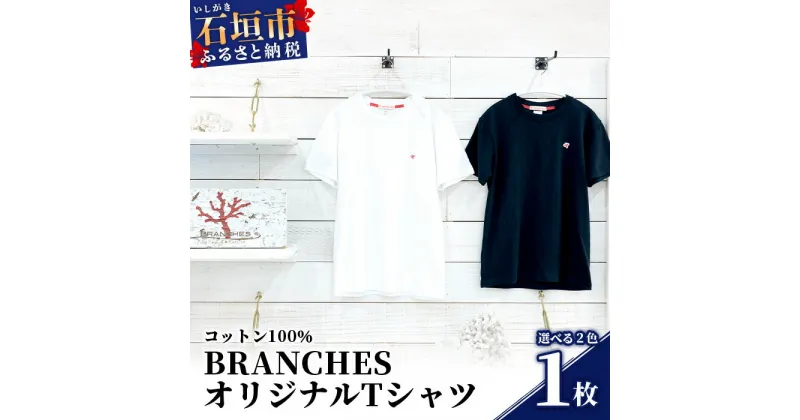 【ふるさと納税】BRANCHES Tシャツ【カラー:ホワイト】【サイズ:Sサイズ】KB-91