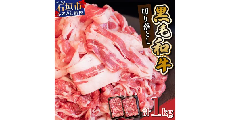 【ふるさと納税】担当者イチオシ!! 石垣島産《黒毛和牛》切り落とし 1kg （500g×2） |和牛 すき焼き 牛丼 肉じゃが 牛肉 冷凍 すきやき 和牛 しゃぶしゃぶ 使い勝手抜群 八重山食肉センター 切落とし YC-4