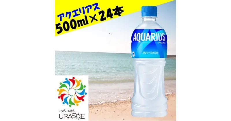 【ふるさと納税】アクエリアス　500ml×24本 | アクエリアス アクエリ スポーツ 運動 健康 ペットボトル ケース 飲み物 ドリンク 人気 沖縄 沖縄県 浦添市