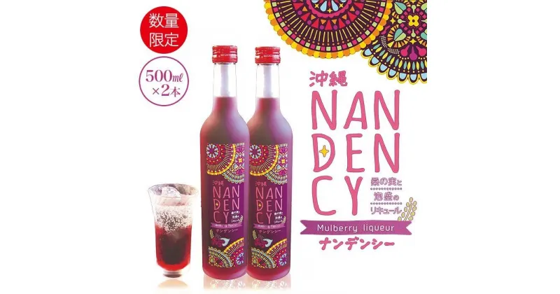 【ふるさと納税】【数量限定】沖縄ナンデンシー（500ml×2本） | お酒 さけ 食品 人気 おすすめ 送料無料