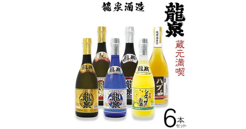 【ふるさと納税】【龍泉酒造】蔵元満喫6本セット