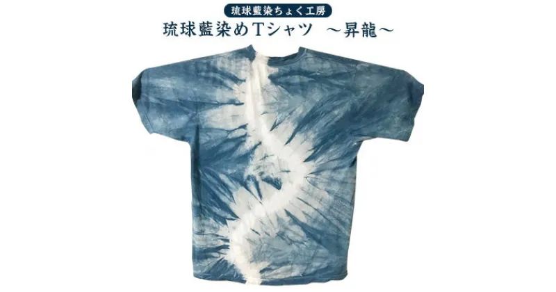 【ふるさと納税】【琉球藍染ちょく工房】琉球藍染めTシャツ ～昇龍～