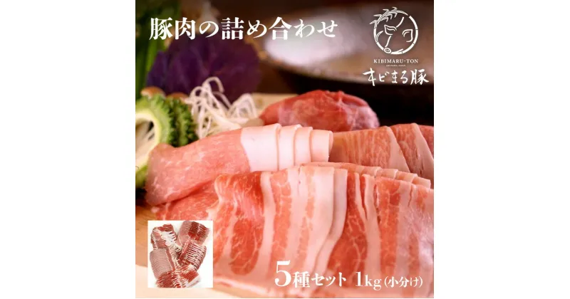 【ふるさと納税】【沖縄県ブランド豚】『キビまる豚』豚肉の詰め合わせ5種セット1kg(小分け)