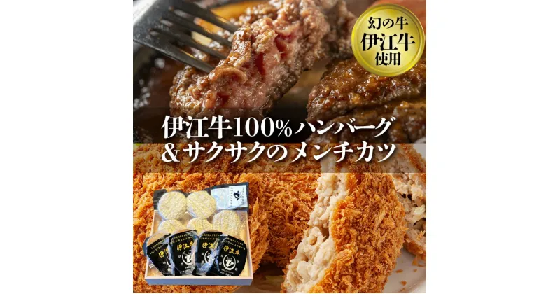 【ふるさと納税】【沖縄県産和牛】伊江牛 ハンバーグ&メンチカツセット (お徳用セット)