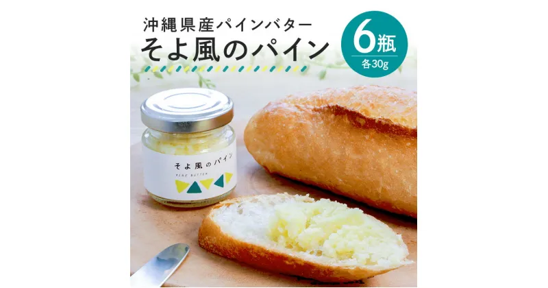 【ふるさと納税】沖縄県産パインバター「そよ風のパイン」6瓶入り