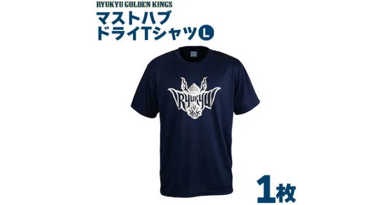 【ふるさと納税】琉球ゴールデンキングス　KINGS マストハブドライTシャツ（Lサイズ） メンズ レディース 男女兼用 半袖 スポーツ ドライ バスケ バスケットボール トレーニング ランニング 運動 ジム ウェア ウエア tシャツ キングス 人気 おすすめ 沖縄県 沖縄